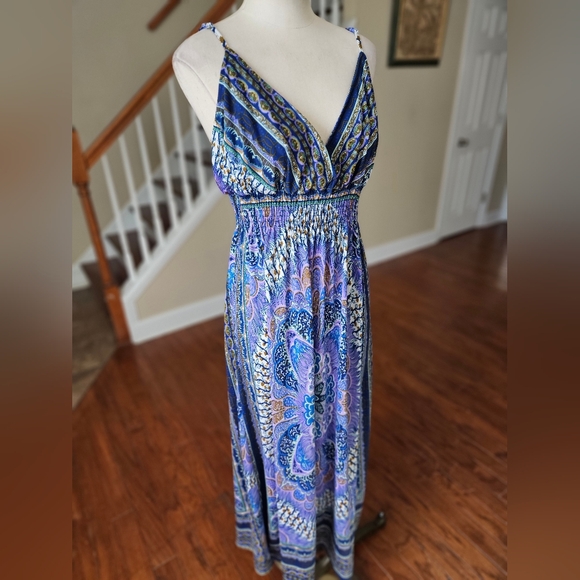She's Cool Dresses & Skirts - VTG 90s She's Cool Boho Maxi Dress XL